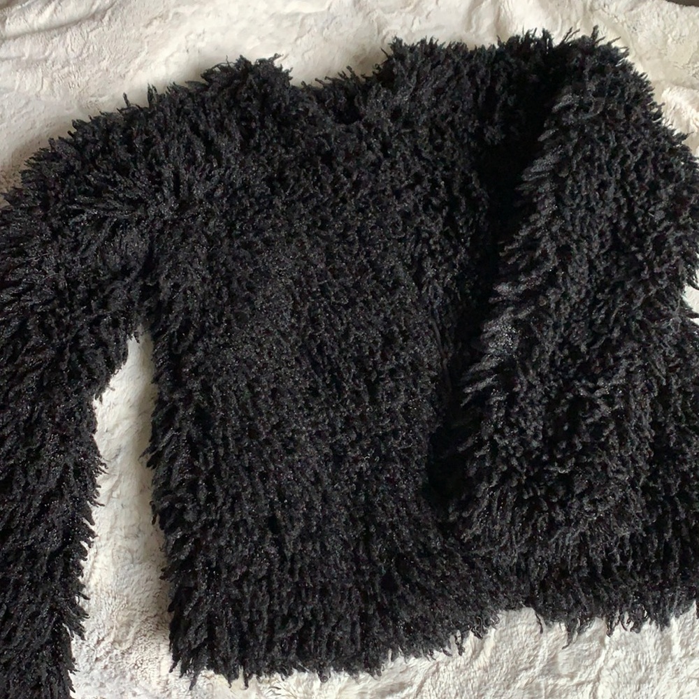 Fun fur coat
